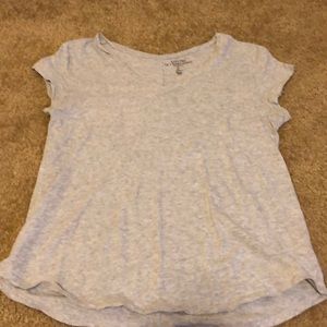 Gray simple T-shirt